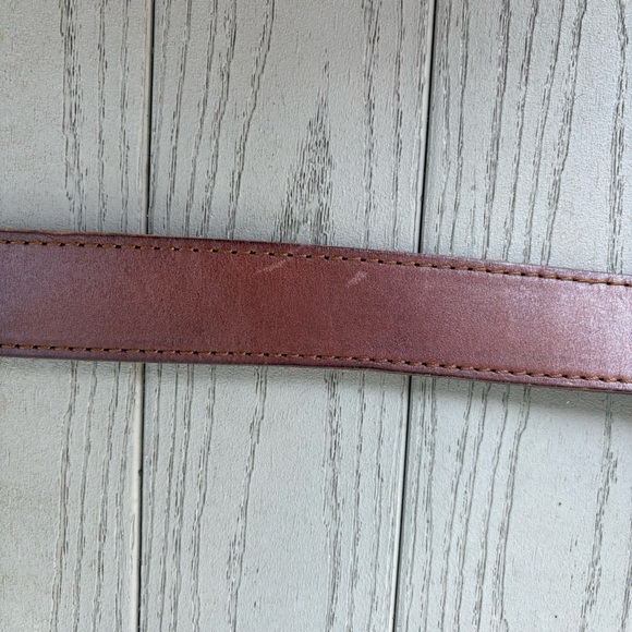 AEO Brown Leather Double O Ring Belt - Picture 6 of 7